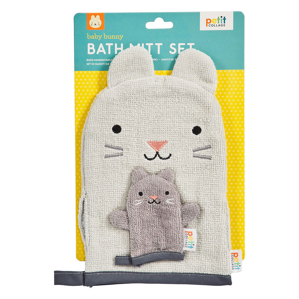 Petit Collage Baby Bath Mitt Set