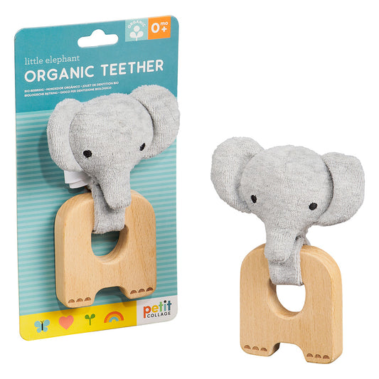 Petit Collage Organic Elephant Teether