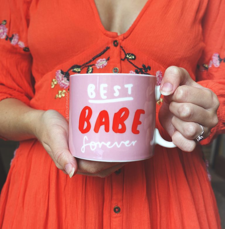 Girl Power 'Best Babe' Mug and Coaster Set